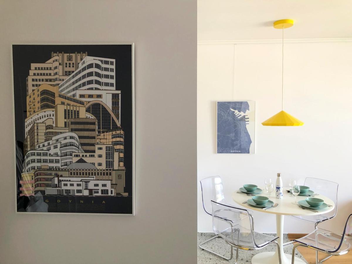 Tlusta Mewa Sea View Appartement Gdynia Buitenkant foto